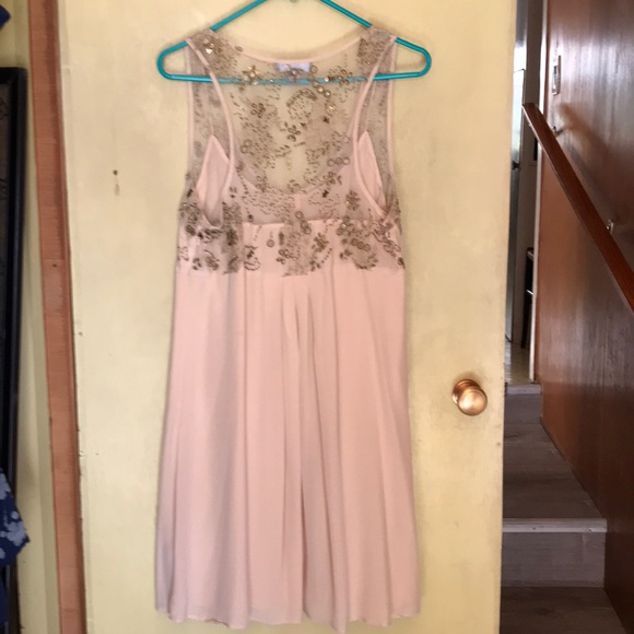 Anthropologie silk and lace dress. 12 - Picture 4 of 7